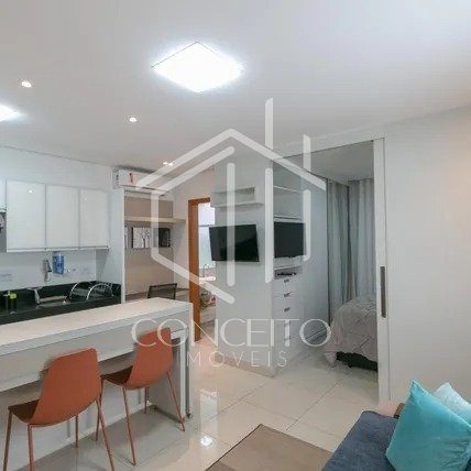 Foto 1 de 19 — Apto Mobiliado · 1 Quarto · 1 Vaga · Liberdade
