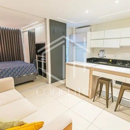 Foto de Apto Mobiliado · 1 Quarto · 1 Vaga · Liberdade