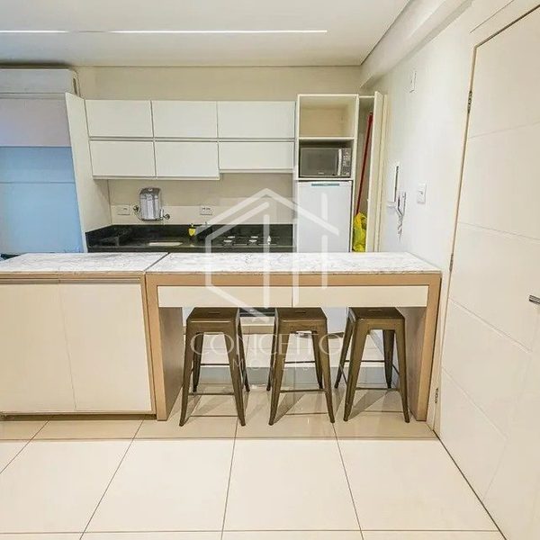 Foto 3 de 13 — Apto Mobiliado · 1 Quarto · 1 Vaga · Liberdade